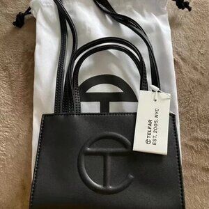 Telfar Small Black Shopping Bag